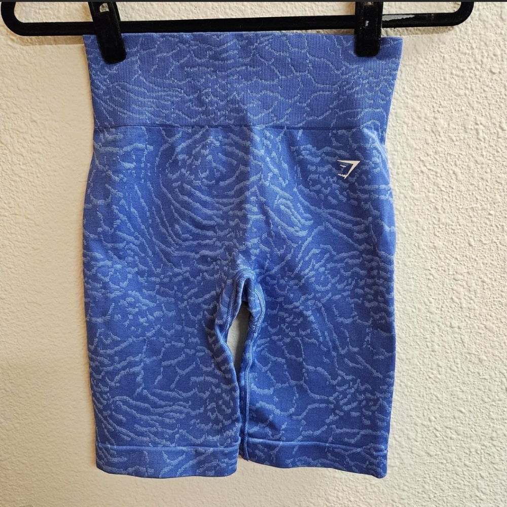 Gynshark Blue Adapt Animal Biker Shorts